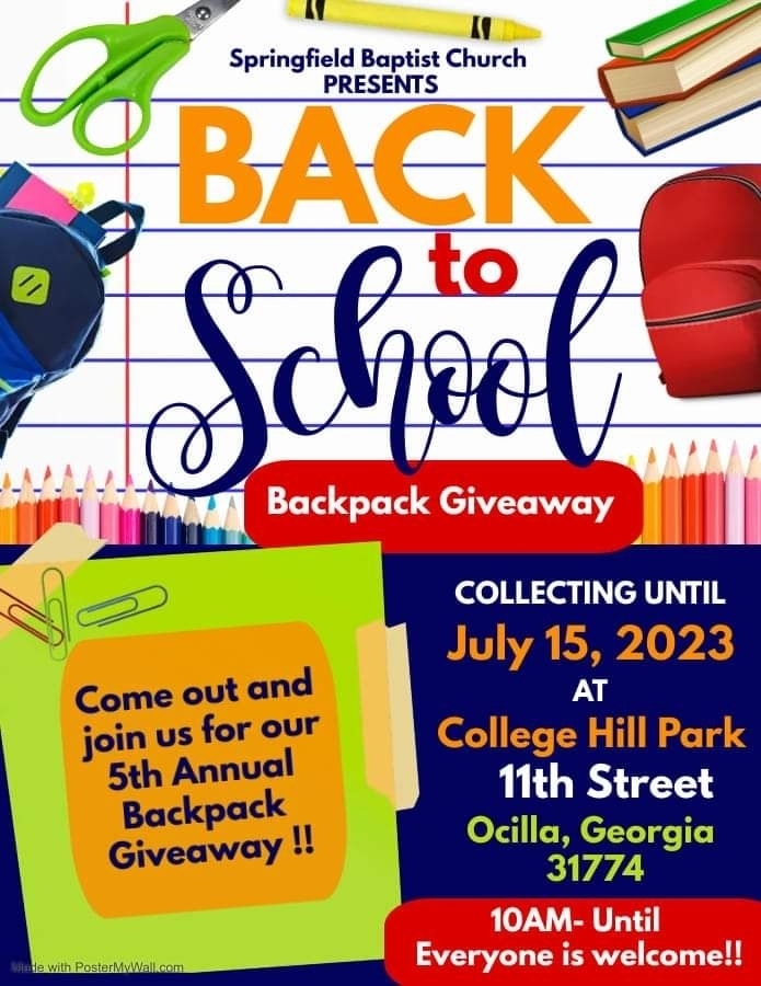 Back to School Backpack Giveaway