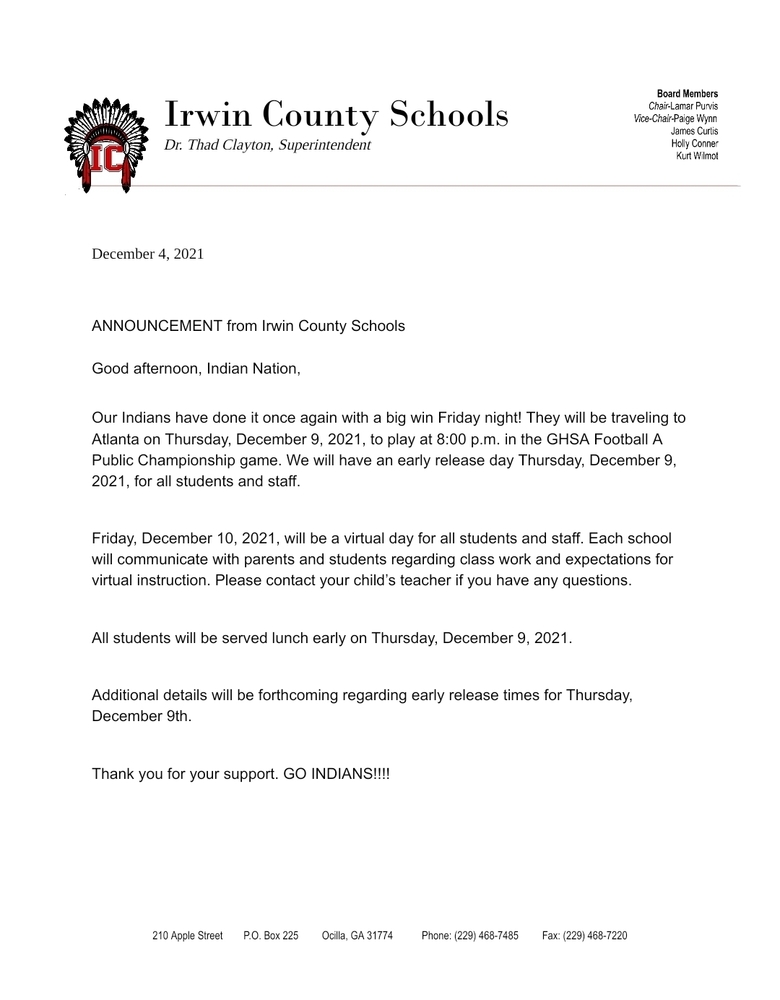 Early Release
