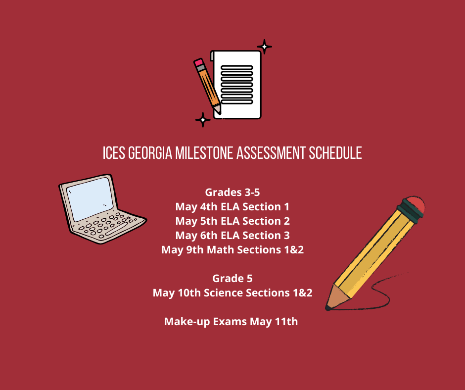 ICES Georgia Milestone Assessment Dates