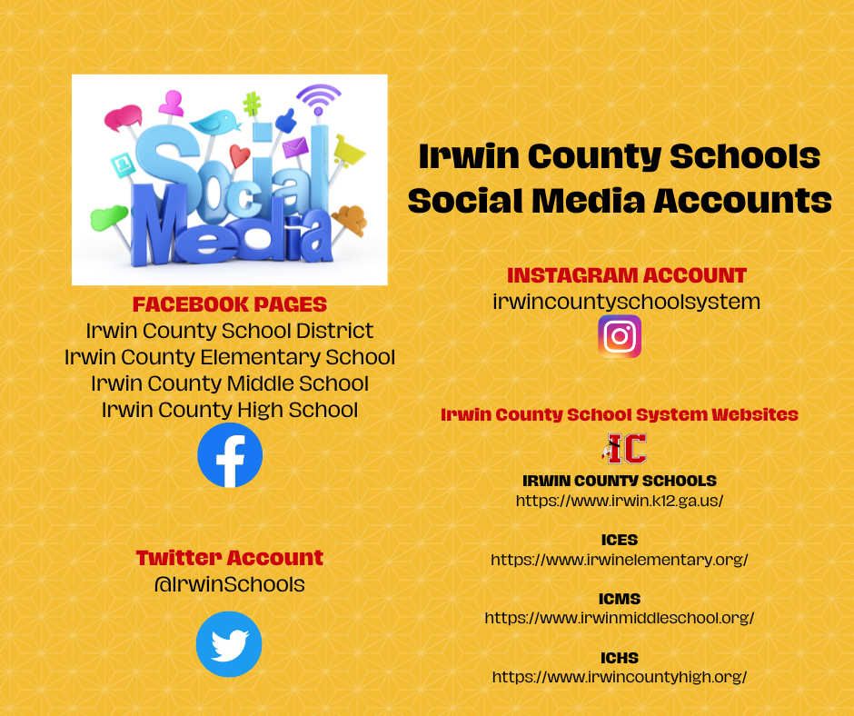 Irwin County Schools Social Media Accounts