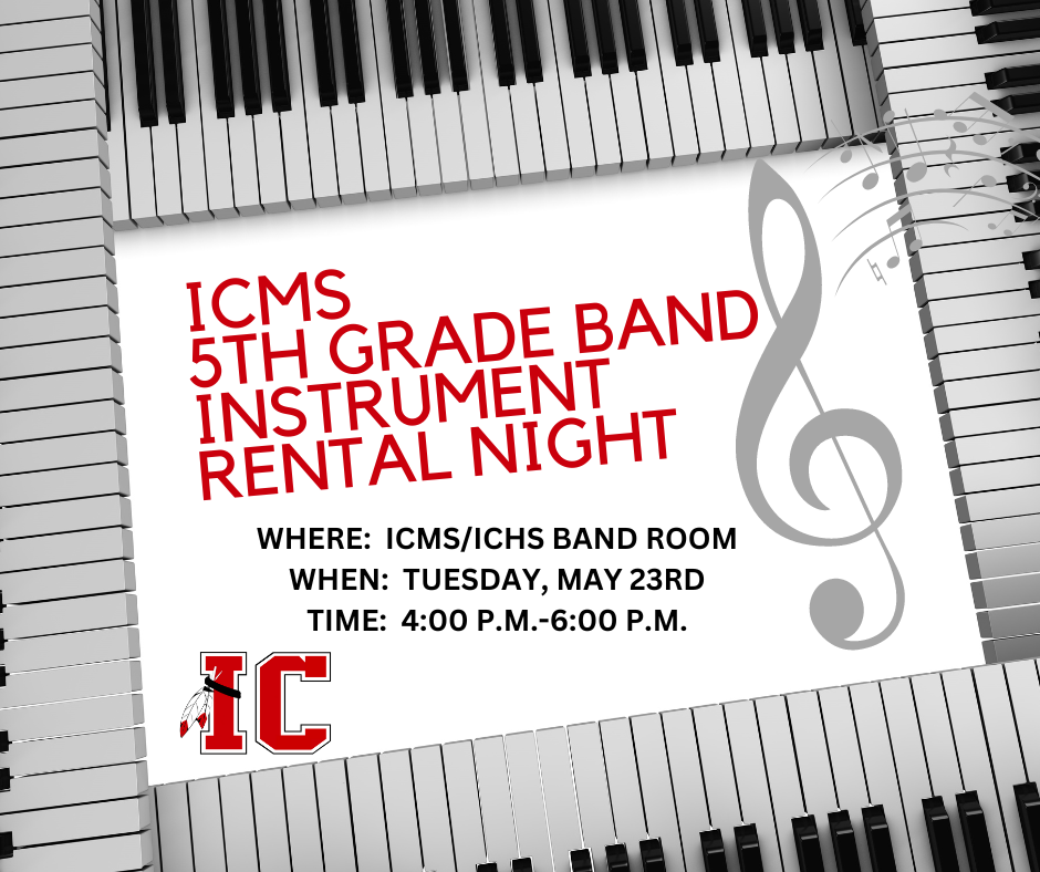 ICMS 5th Grade Band Rental Night at ICMS Irwin County Elementary