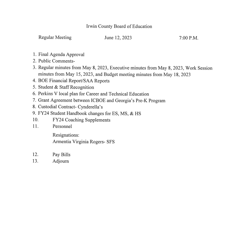 icss-june-board-of-education-meeting-agenda-irwin-county-schools