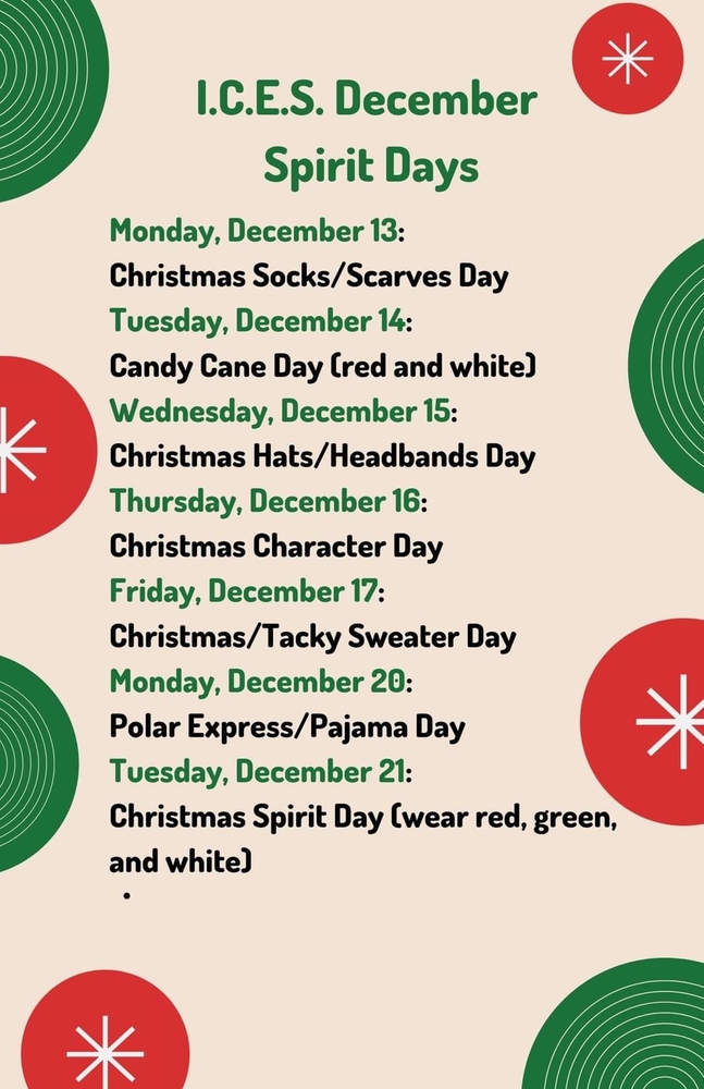 i-c-e-s-december-spirit-days-dec-13th-21st-irwin-county-elementary