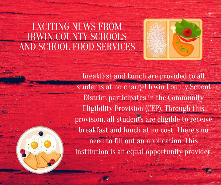 No Charge for Student Breakfast and Lunch