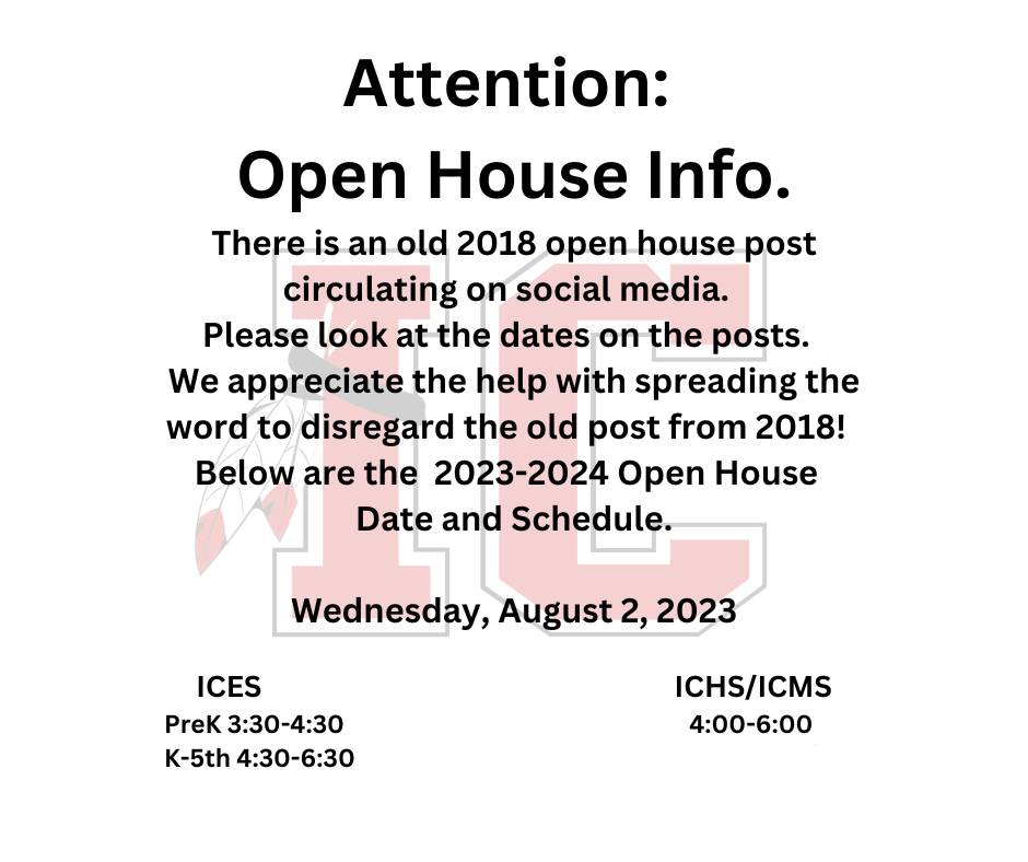 ATTENTION: Open House Information