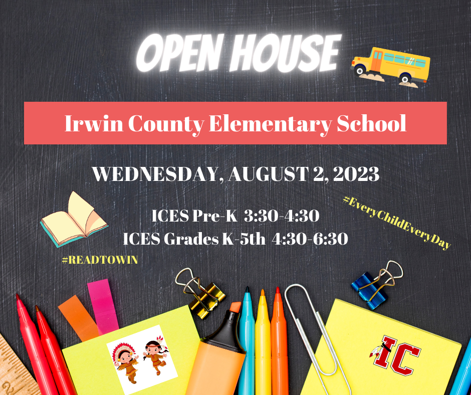 ICES Open House 2023/2024 Irwin County Elementary