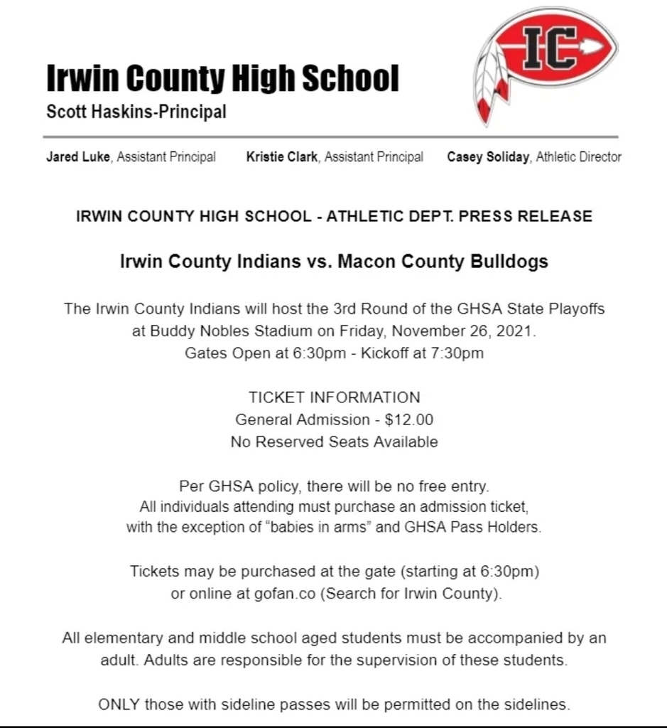 Macon County vs Irwin County 