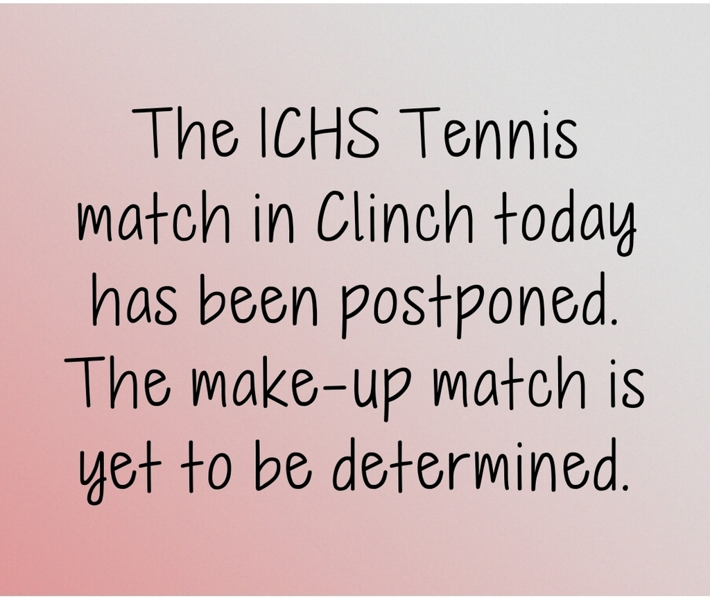 Tennis Postponed 