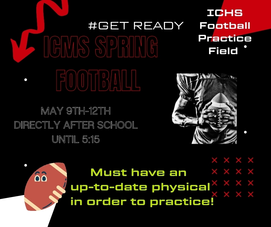 ICMS Spring Football Practice 