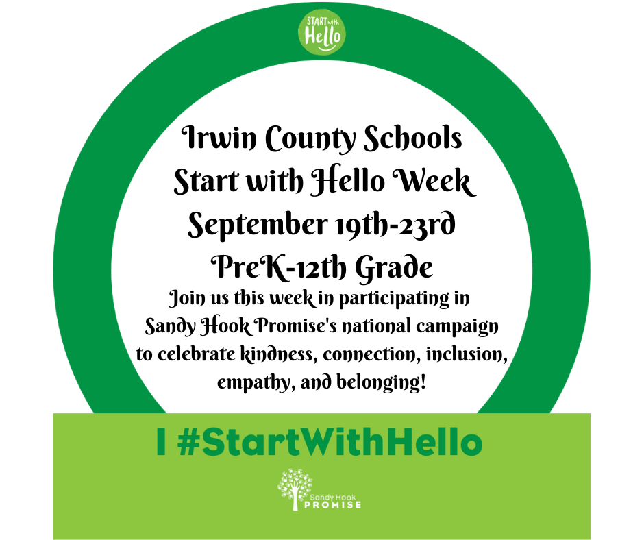 Start with Hello Week 9/19-9/23