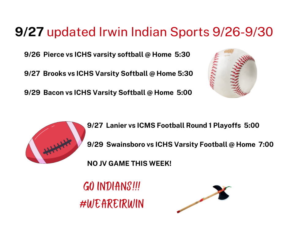 9/27/22  UPDATE FOR SPORTS THIS WEEK