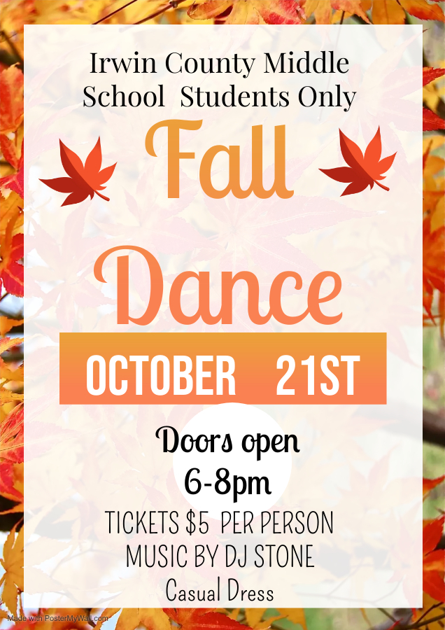 ICMS Fall Dance 10/21