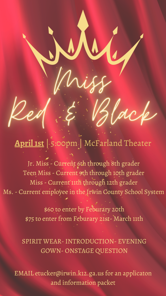 Miss Red & Black Pageant Updated